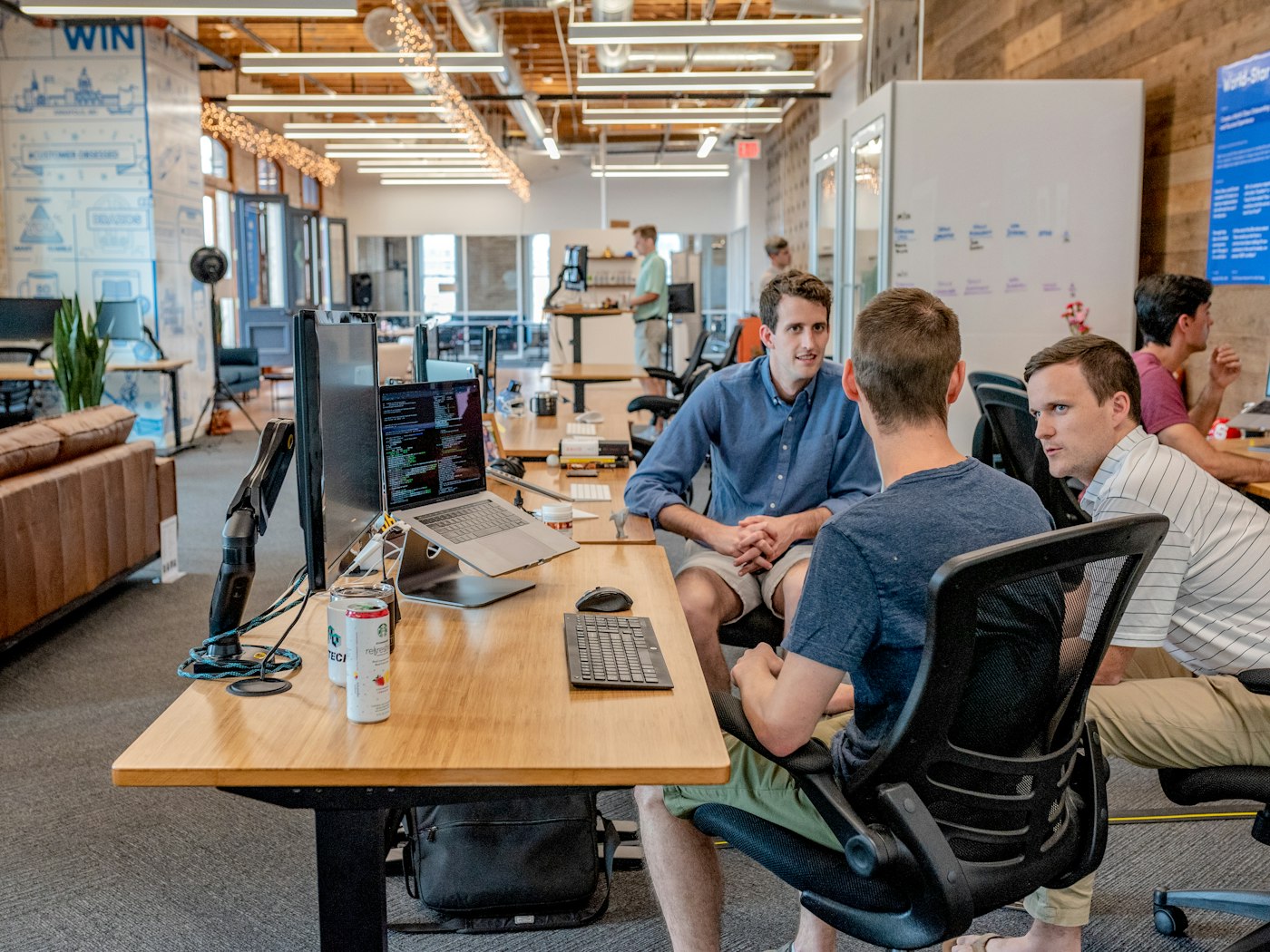 Employers reviewing candidate profiles